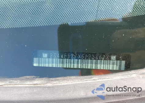 2006 Buick Lacrosse Cxs из США, поврежденный, VIN 2G4WE587X61238618